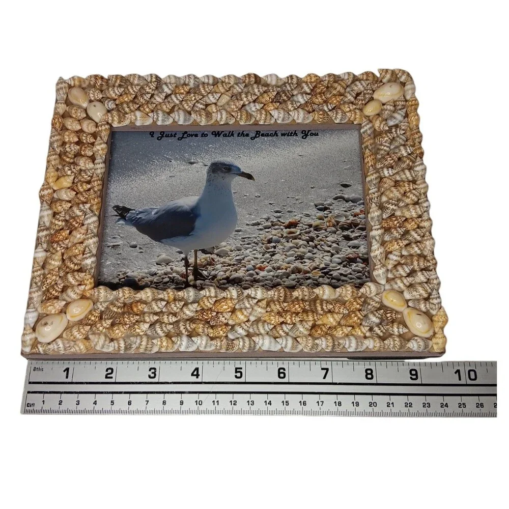 Seashell Tabletop Photo Frame 7.5